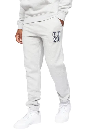 Henleys Mens Belton Jogging Bottoms ( Marl) - Size Medium