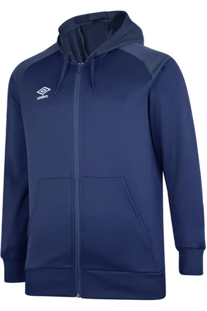 Umbro Childrens Unisex Childrens/Kids Full Zip Hoodie (Peacoat/Navy) - - Size 9-10Y