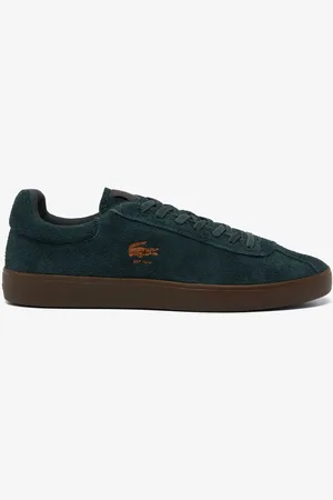 Lacoste Mens Baseshot Suede Trainers in Leather - Size UK 8.5