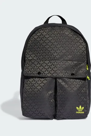 adidas Womens Trefoil Monogram Jacquard Backpack - Recycled Material - One Size