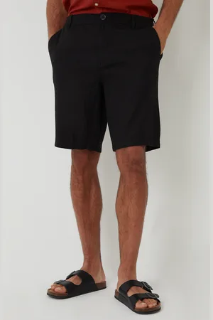 Threadbare Mens Linen Blend Chino Shorts - Size 36W/32L