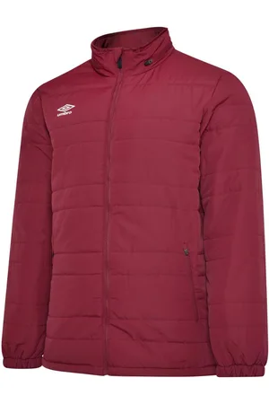 Umbro Boys Childrens/Kids Club Essential Bench Jacket (New Claret) - - Size 11-12Y