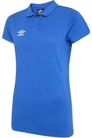 Umbro Womens/Ladies Club Essential Polo Shirt (Royal Blue/White) - - Size 10 UK