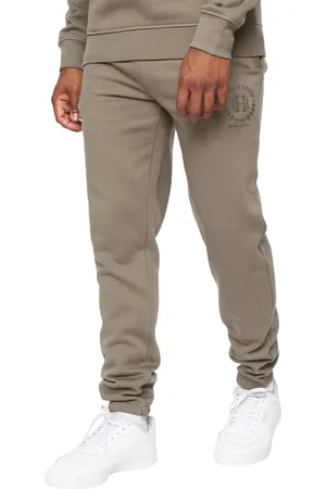 Henleys Mens Alston Jogging Bottoms ( Brown) - Size Large