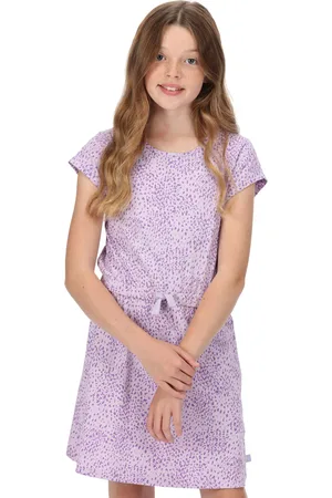 Regatta Girls Catrinel Coolweave Cotton Jersey Sun Dress - - Size 9-10Y