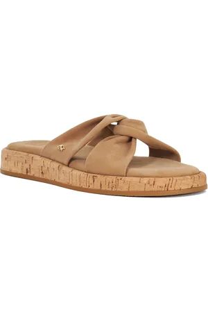 Dune Womens Ladies Lita - Cork Wedge Open Toe Sandals - Leather - Size UK 5