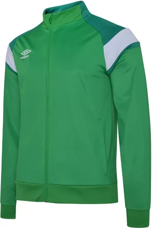 Umbro Childrens Unisex Childrens/Kids Knitted Jacket ( /Lush Meadows/Brilliant White) - Size 13Y