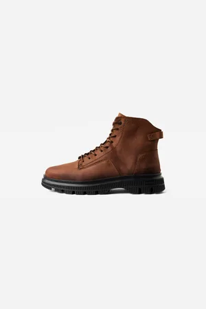 G-Star Mens G-Star RAW Vetar Mid Oil Boots - Leather - Size EU 44