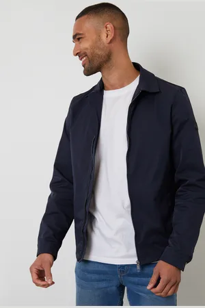 Threadbare Mens Collared Lightweight Showerproof Zip-Through Jacket - Size Medium