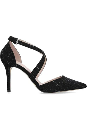 Carvela Womens Suedette Kross Jewel Heels - - Size UK 4