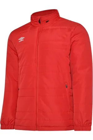 Umbro Boys Childrens/Kids Club Essential Bench Jacket (Vermillion) - - Size 7-8Y