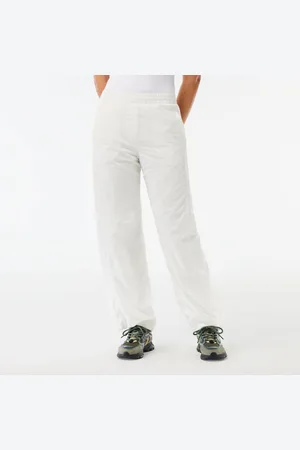 Lacoste Womens Wide Leg Nylon Track Pants in - Size 12 UK
