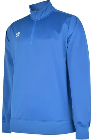 Umbro Childrens Unisex Childrens/Kids Club Essential Half Zip Sweatshirt (Royal ) - Size 7-8Y