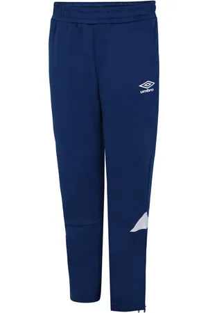 Umbro Childrens Unisex Childrens/Kids Total Tapered Training Jogging Bottoms ( /White) - Size 7-8Y