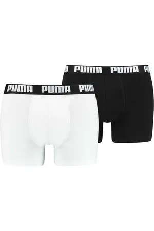 PUMA Mens Basic Boxer Shorts (Pack of 2) ( /White) - Size Large