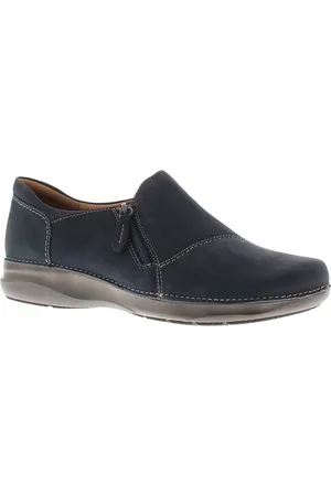 Clarks Womens Casual Shoes Appley Zip leather Zip - Size UK 3.5