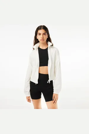 Lacoste Womens Short Zip-Up Jacket in - Size 10 UK