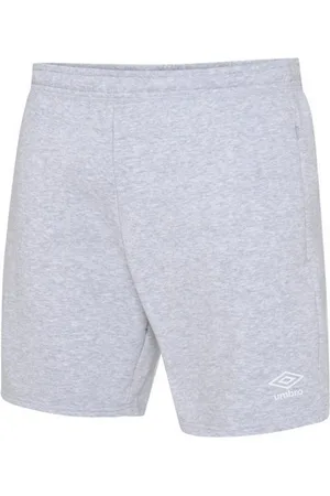 Umbro Childrens Unisex Childrens/Kids Club Leisure Shorts (Grey Marl/White) - - Size 11-12Y