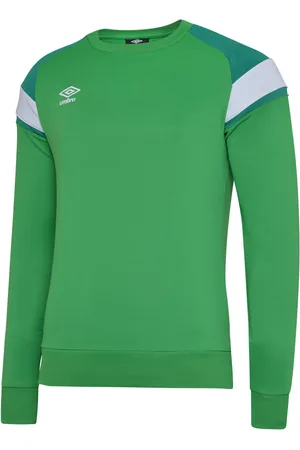 Umbro Childrens Unisex Childrens/Kids Fleece Sweatshirt ( /Lush Meadows/Brilliant White) - Size 9-10Y
