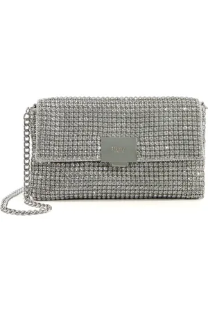 Dune Womens EVANDERS Embellished Clutch Bag - Metallic - One Size