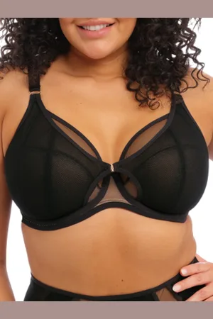 Elomi Womens Kintai Underwired Plunge Bra - Polyamide - Size 36HH