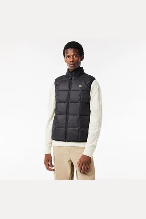 Lacoste Mens Lightweight Hooded Quilted Gilet in - Size Large