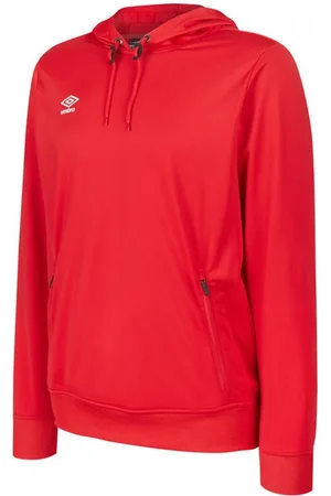 Umbro Childrens Unisex Childrens/Kids Club Essential Hoodie (Vermillion) - - Size 9-10Y