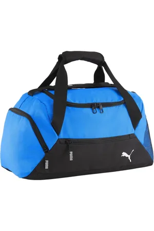 PUMA Unisex Team Goal Duffle Bag (Blue/Black) - Size 28W/34L