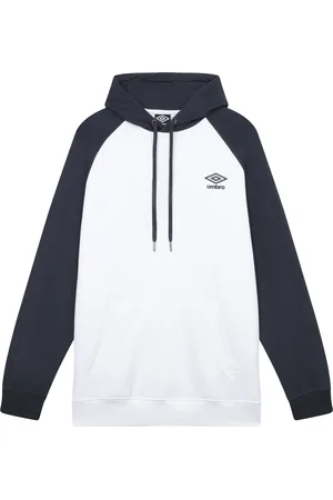 Umbro Mens Core Raglan Hoodie ( /Collegiate Blue) - Size Large