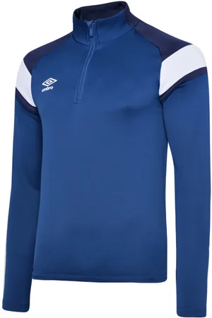 Umbro Childrens Unisex Childrens/Kids Half Zip Jersey ( /Peacoat/Brilliant White) - Size 13Y