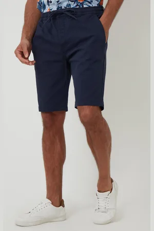 Threadbare Mens Elasticated Waist Stretch Chino Shorts - Size 34W/32L