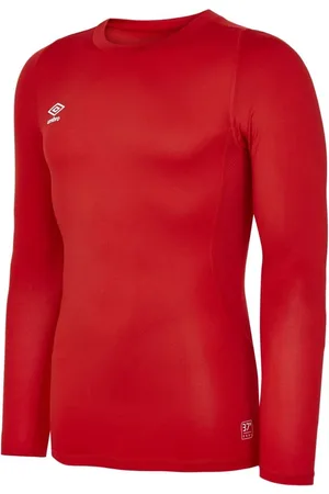 Umbro Childrens Unisex Childrens/Kids Core Long-Sleeved Base Layer Top (Vermillion) - - Size 7-8Y
