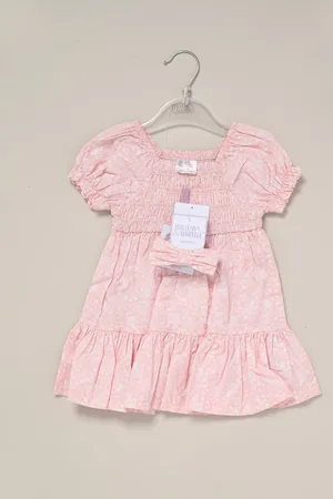 MISS Girls Summer Dress and Scrunchie Outfit Set - - Size 2Y