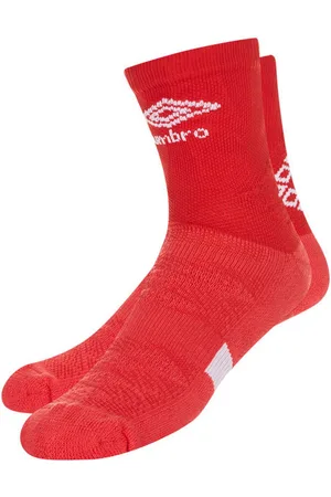 Umbro Mens Protex Gripped Ankle Socks (Vermillion) - - Size UK 4-7