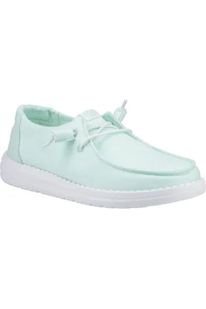 Hey dude Womens Wendy Canvas Slip On Ladies Shoes - - Size UK 5