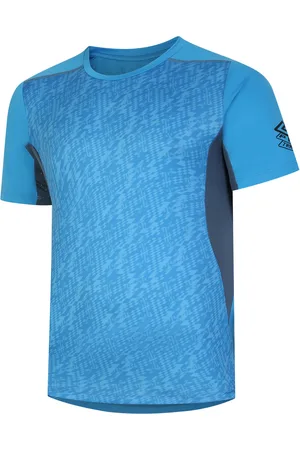Umbro Mens Pro Training Elite Graphic Print Jersey (Malibu /Bering Sea) - Size Large