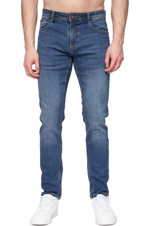 Henleys Mens Mayhen Slim Jeans (Stone Wash) - - Size 34 Regular