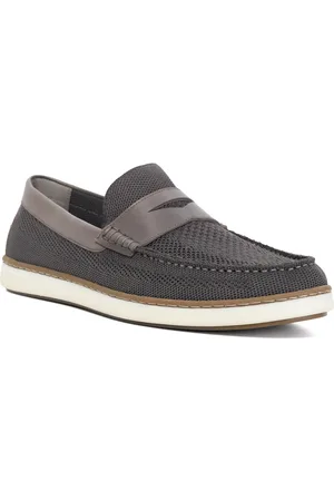 Dune Mens Berklee - Lightweight Knitted Casual Loafers - Fabric - Size UK 12
