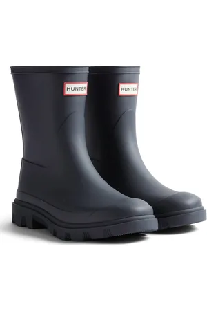 Hunter Downpour Short Boot Rubber WoMens Wellington Boots - Size UK 7