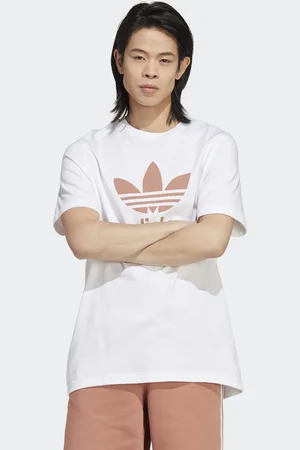 adidas Mens ADICOLOR CLASSICS TREFOIL TEE - Cotton - Size Small