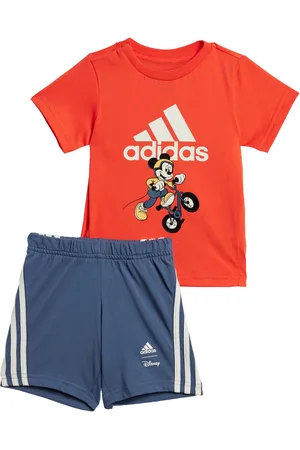 adidas Kids Unisex Disney Mickey Mouse Tee Set - Cotton - Size 3-6M