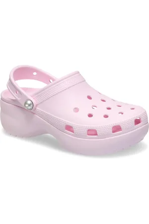 Crocs Classic Platform Thermoplastic WoMens Milk Clogs - Size UK 6
