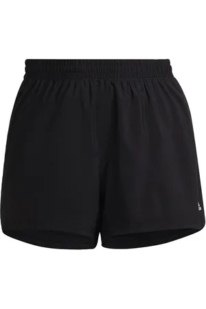 adidas Womens Pacer 3-Stripes Woven Shorts (Plus Size) - Recycled Material - Size UK 20-22 (Womens)
