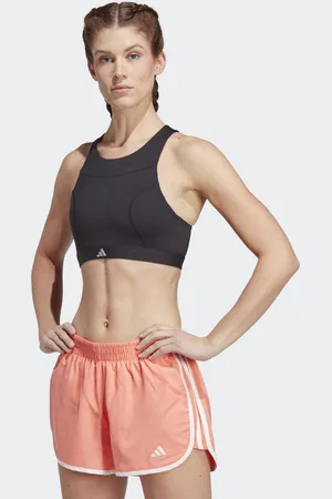 adidas Womens Running Medium-Support Bra - Recycled Material - Size 2XS (D-DD)