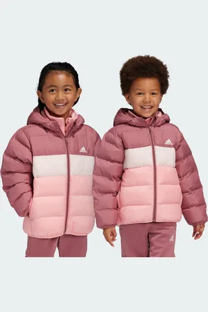 adidas Kids Unisex Synthetic Down Jacket - Recycled Material - Size 7-8Y