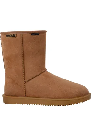 Regatta Womens/Ladies Risely Waterproof Faux Fur Lined Winter Boots (Burnt ) - Size UK 3