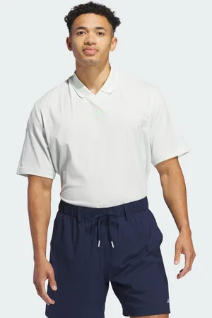 adidas Mens Ultimate365 Twistknit Piqué Polo Shirt - Recycled Material - Size Small