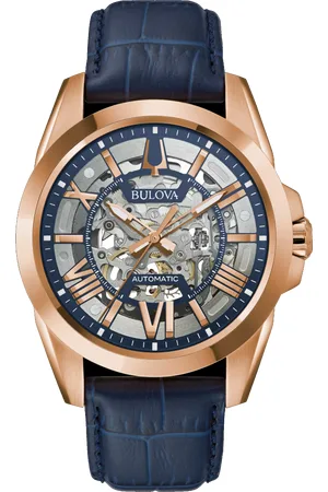 BULOVA Sutton Automatic Mens Watch 97A161 Leather - One Size