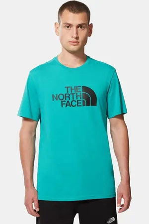 The North Face Mens T Shirt SS Easy Tee Porcelain Cotton - Size Small