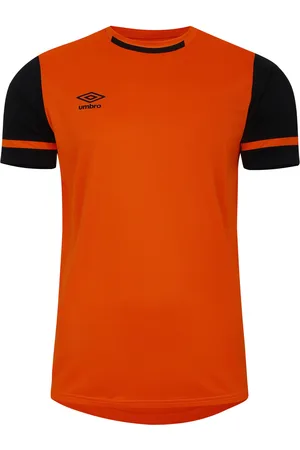 Umbro Mens Cavelle Jersey T-Shirt (Shocking /Black) - Size 2XL